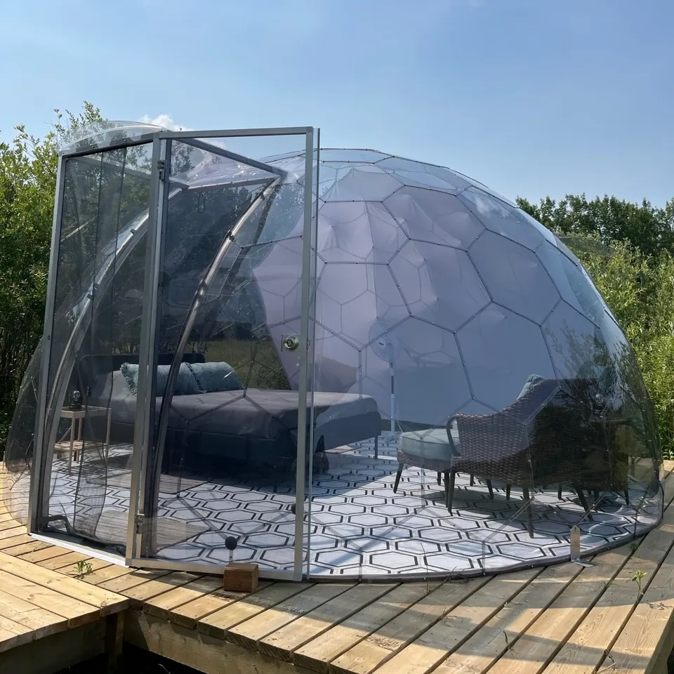 Sleek off-grid bedroom