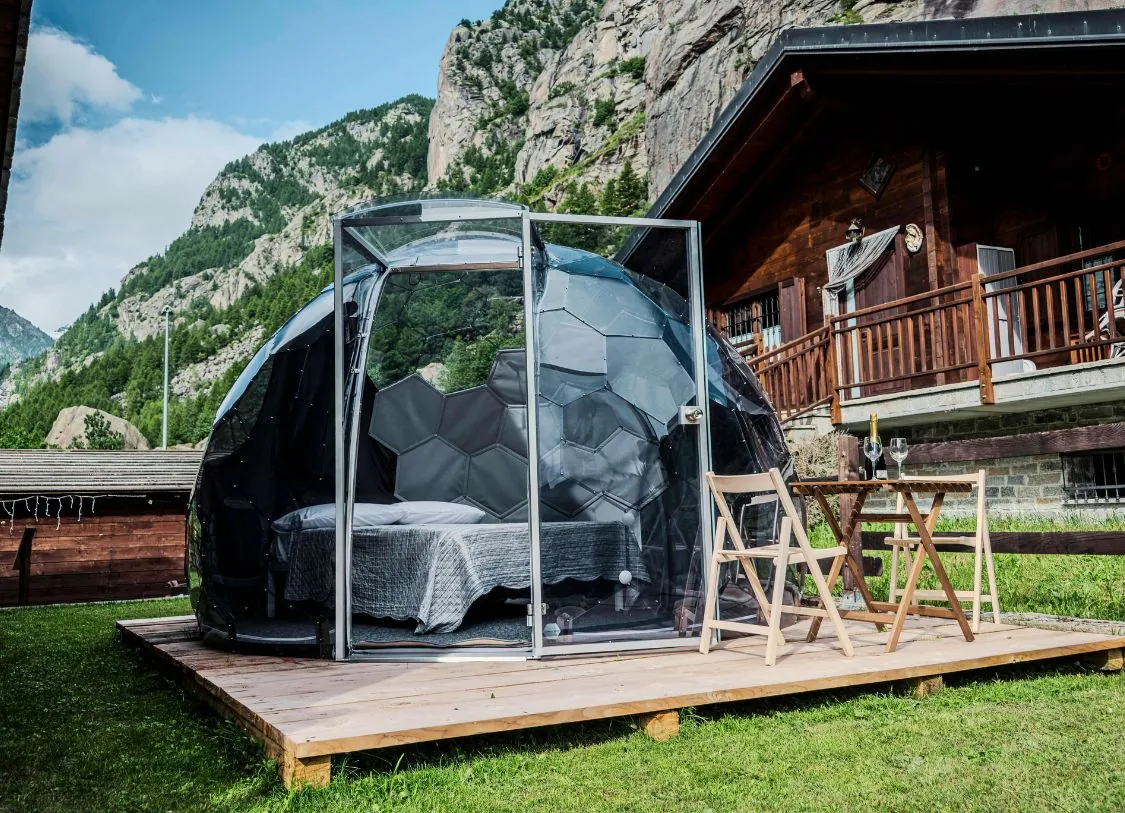 How to start a glamping business by adding domes to rural property
