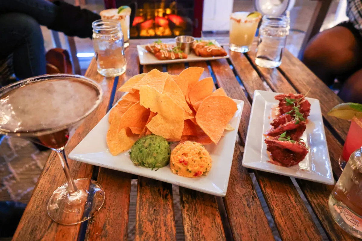 Food served in a Rumba restaurant on Long Island