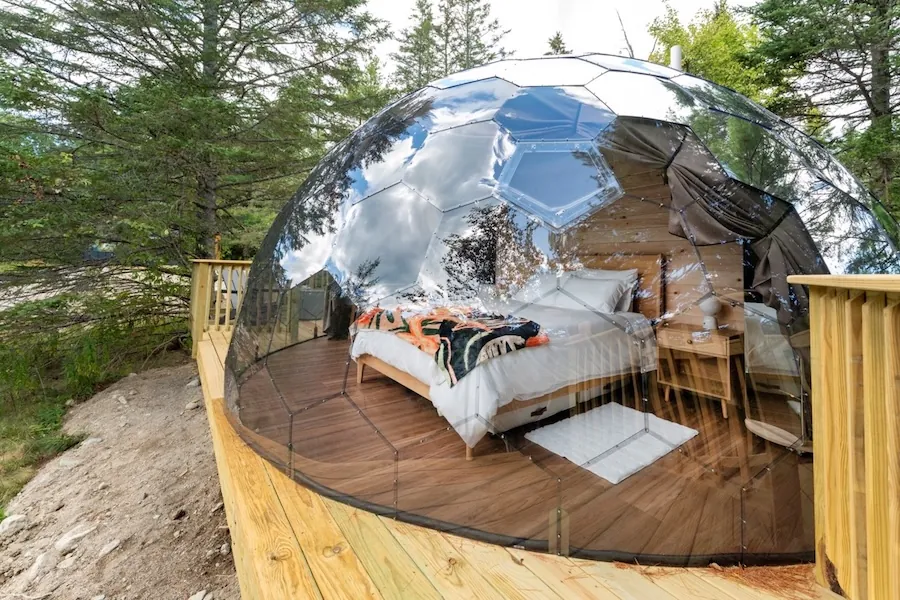 Hypedome glamping dome suite